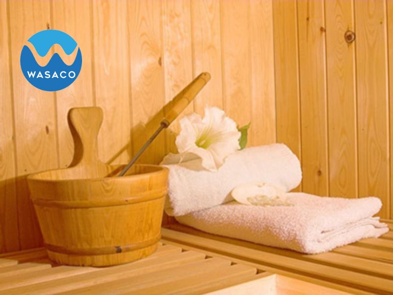 Báo giá xô gáo gỗ sauna chuyên dụng cho phòng xông khô